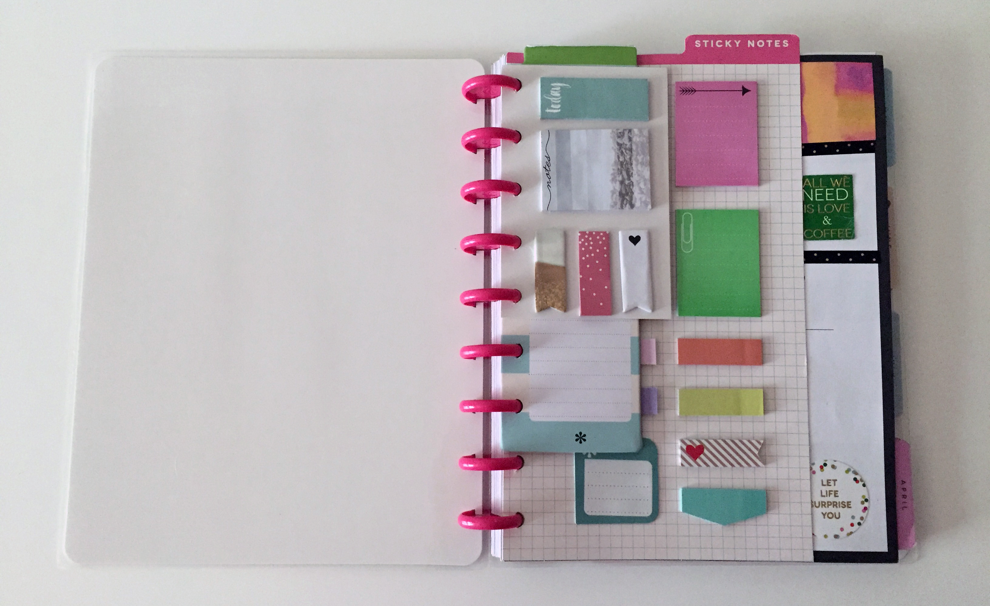 how to organize your life planner